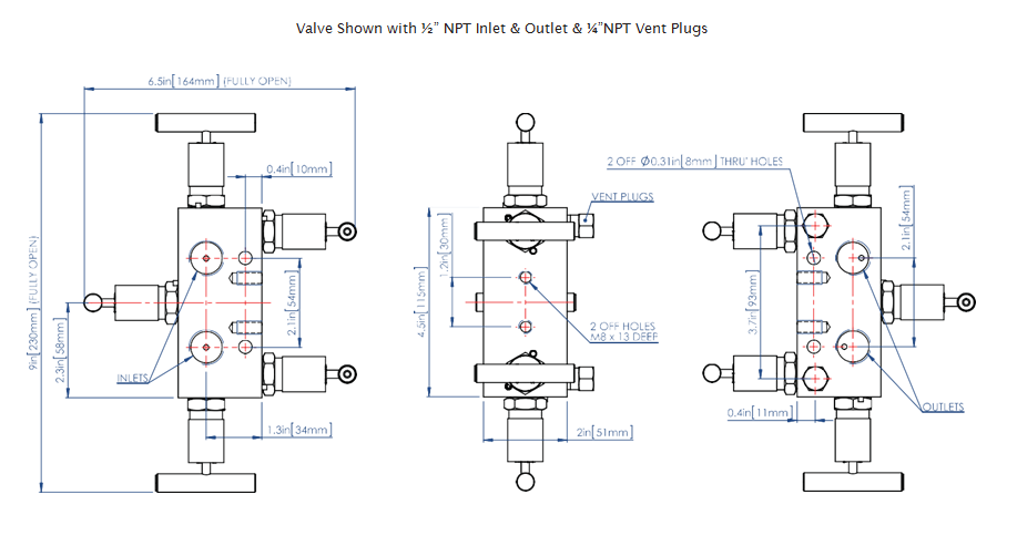 5-Way Manifold Valves