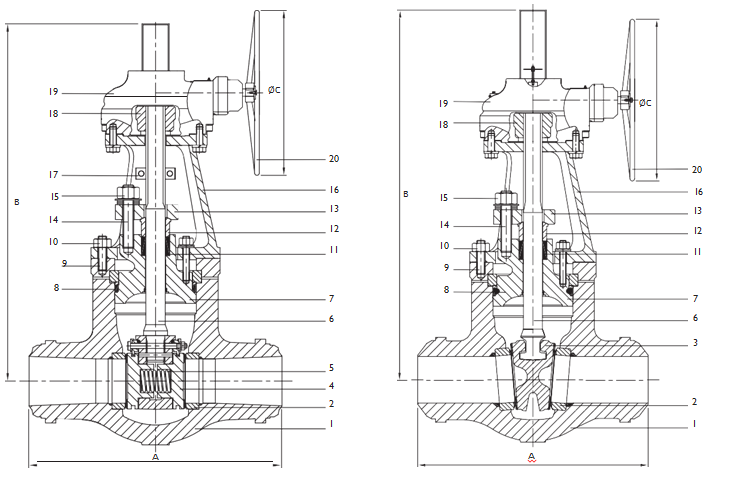 Parallel-slide Gate Valves