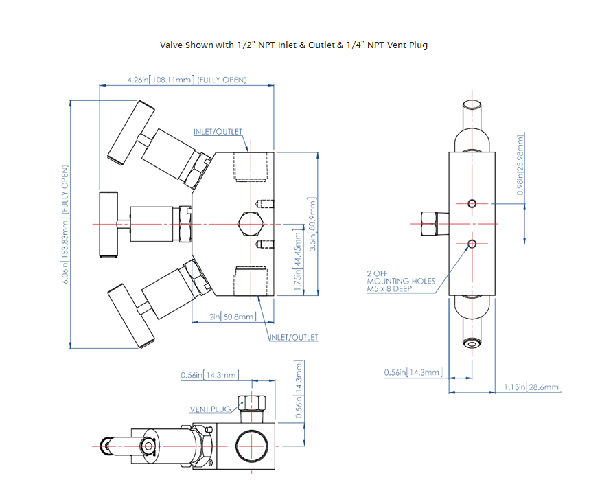 3-Way Manifold Valves