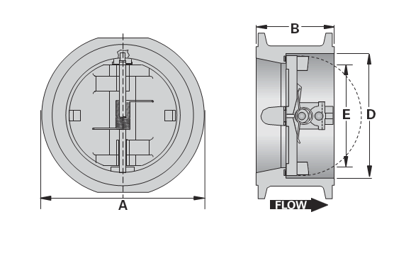 Wafer Dual Plate Check Valves